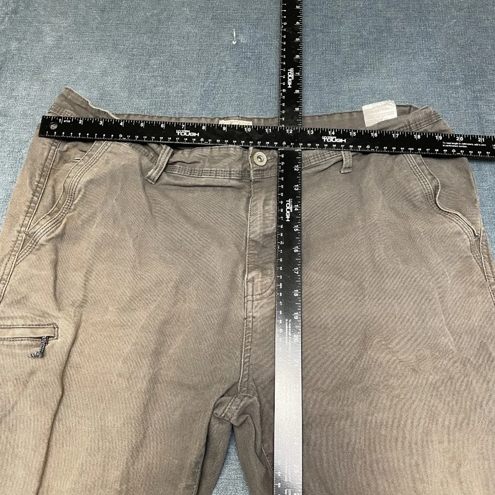 Weatherproof Vintage Utility Pants Mens 40x28 Gray Relaxed Fit Workwear Outdoor